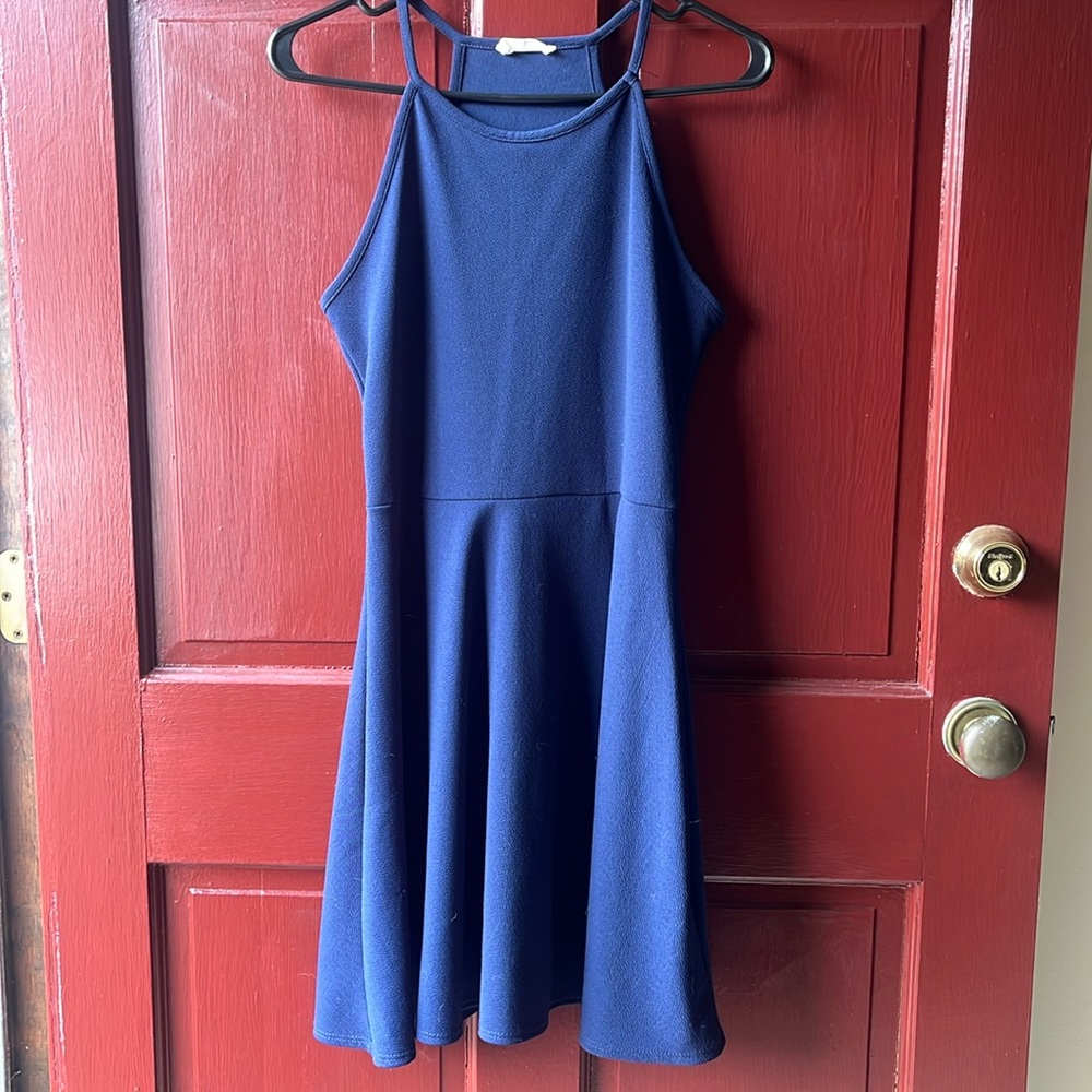 Navy blue dress